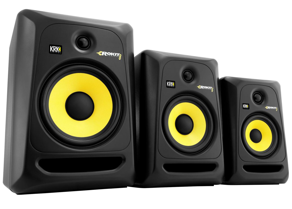 KRK ROKIT4 モニタースピーカー - レコーディング/PA機器